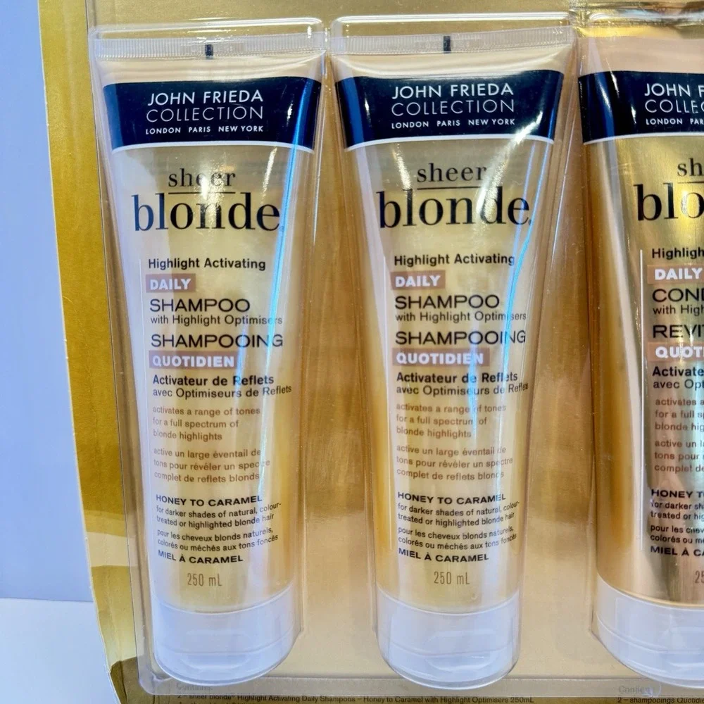 John‎ Frieda Sheer Blonde Highlight Activating CONAIR Gift Set Y2K NOS